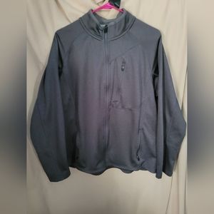 Large Mens Activewear Jacket.by Nordic track.gray.